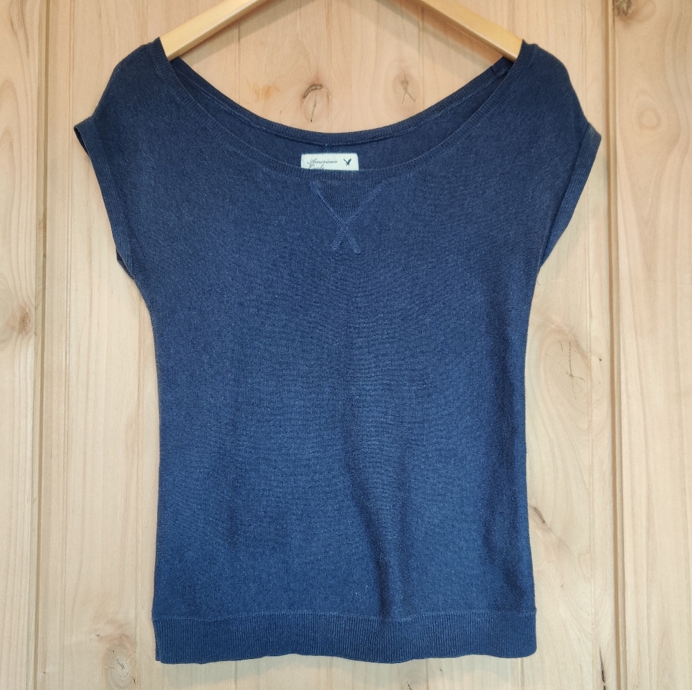 American Eagle Navy Blue Shirt